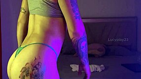 Beautiful amateur masturbates for you with cowgirl and assplay action