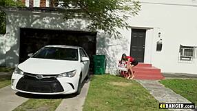 Naive girl Alexa Vega gets fucked in a van