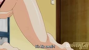Cartoon porn with subtitles showing a group of horny teens having a sex party at the public pool
