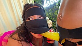 Big natural tits and deepthroat action in amateur videos