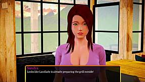Small boobed redhead in homemade porn video in family fun