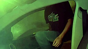 Uber driver serves his new colleague with some hot ass and armpit action
