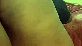 A big black cock cums on the ass of an ebony BBW in a homemade porn video
