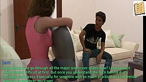 A wife and stepmother of 30 years seduce and pleasure a man