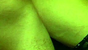Hot office worker in stockings gets a messy facial
