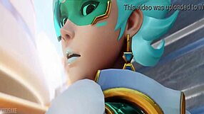 Tracer’s oral sex skills in Overwatch: An animated porn video