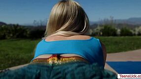 Kay Lovely's slim and thick body is enjoyed by her partner in this video