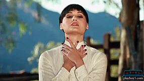 Mature models Rivi and Kimberley undress for Playboy