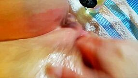 Sex with an older woman on a massage table