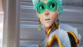 Tracer’s oral sex skills in Overwatch: An animated porn video