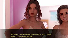 Beautiful woman gets deepthroat and facial in adult video game