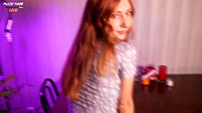 Passionate sex with petite teen and her explosive orgasms