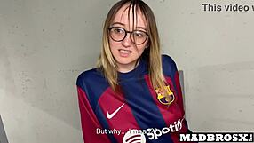 barcelona fan teen fucked by psg supporters in stadium corridors