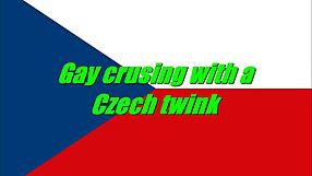 Get a sneak peek of gay cruising with a Czech twink called Dustav