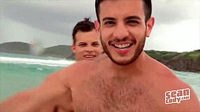 Musculer and bro's cock sucking adventure in Puerto Rico