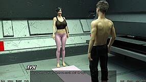 wow, stranded in space 91 got me stretching with a big boobs milf