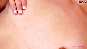 A petite teen stripping naked for a hot intimate experience