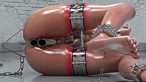 3D bondage and BDSM fetish comics compilation by CyberCaptain