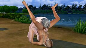Teen College Girl Banged by Grandpa in Public Until Night Falls
