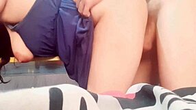 Stepmom's big tits bounce as she's fucked by stepson