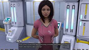 wow, stranded in space 91 got me stretching with a big boobs milf