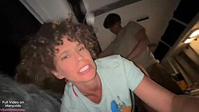 Stepmom's forbidden encounter with a family friend's big cock
