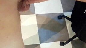 Asian babe gets her face destroyed while handcuffed