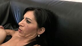 Beautiful brunette gets anal sex from a milf from the east in this high definition video