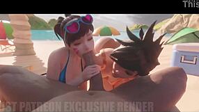 3D animated porn with cum in mouth compilation