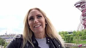 Big-boobed MILF gets a hardcore street pickup in Germany