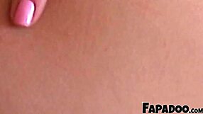 A homemade video of a European teen masturbating and fingering