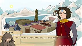 Adult video game with anime-style characters and dating simulation