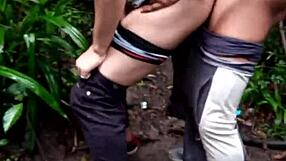 Gay orgy in the woods with amateur men and women