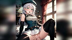 3D animated hentai featuring big tits and tight pussy anal
