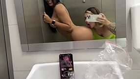 Hot girls kissing and analing in a wild party