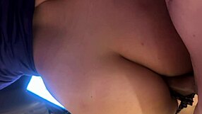 Beautiful girlfriend caught in the act with stepsister on bed