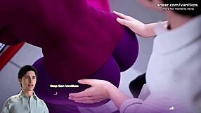 Stepson's taboo desires: Stuck stepmom in 3D hentai game