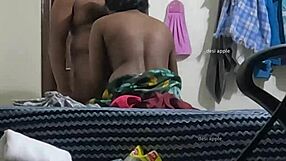 Young Indian college girl gives blow job to her uncle