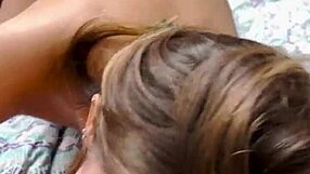 A Guy Films Two Horny Girls Taking His Big Cock Deep.