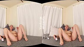 Iris Ives, flexible beauty, solo masturbation scene with anal pleasure