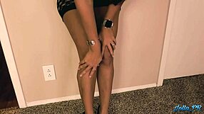 Sexy Latina Wife Rides Cock with Butt Plug for First Time
