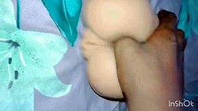 Black housewife gets cum inside her ass in one take