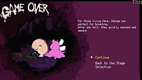 Commented gameplay of an erogame with a sexy pink-haired girl called Udonge