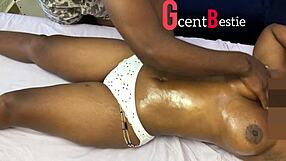 Passion Ignites During Oiled Massage Session