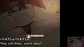 Doujin game with erotic massage scenes with machine translation subtitles