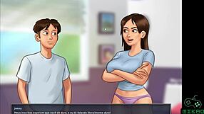 Summertime Saga Ep 23 - Joined Jenny's live, she even gave me a handjob