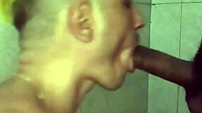 Tricked with a big black cock and a creampie surprise