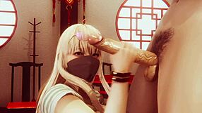 3D animated SFM featuring an ordered gyaru going home