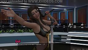 3D cartoon with cute girls and big boobs, dating simulation game