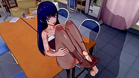 3D animated hentai with horny housewife and big tits and big ass